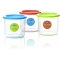 set di 3 scodelline in plastica per la pappa 300 ml