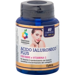 Colours Of Life Optima Naturals Acido Ialuronico Plus Con Rame E Vitamina C 60 Compresse Da 1000 mg - Integratore