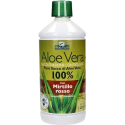 Optima Naturals aloe vera succo mirtillo rosso per il benessere dell’apparato gastrointestinale 1 l