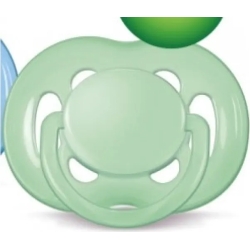 Avent succhietto  tettarella in silicone airflow colore verde 6-18