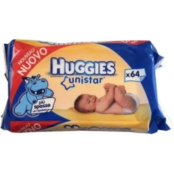 HUGGIES unistar - 64 salviettine per bambini