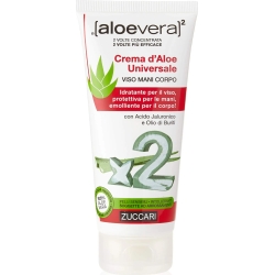 Zuccari aloevera2 crema d 'aloe universale idratante protettiva viso mani corpo  75 ml