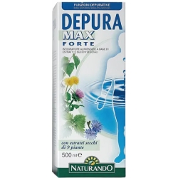depura max forte 500 ml - integratore alimentare ad azione depurativa per l'organismo