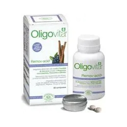 integratore alimentare oligovita remov acid utile in caso di acidità e reflusso esofageo 60 compresse