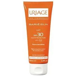 Uriage latte solare bariesun viso corpo spf 30  tubo 100 ml