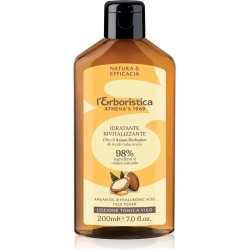 lozione tonica viso all'olio di argan e acido ialuronico 200 ml