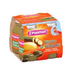 Plasmon brodo di verdure - 4 preparati liquidi per bambini da 125 ml