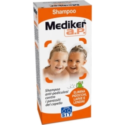 shampoo antiparassitario antipidocchi  mediker 100 ml
