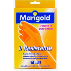 guanti resistenti in lattice felpati in cotone per uso domestico taglia small