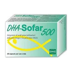 integratore alimentare  dha sofar 500 utile durante la gravidanza 30 capsule
