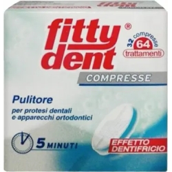 comprex per la pulizia quotidiana della protesi 32 compresse