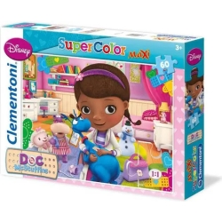 puzzle maxi 60 pezzi dottoressa peluche doc mcstuffins