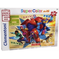 puzzle  maxi formato 104 pezzi  big hero 6