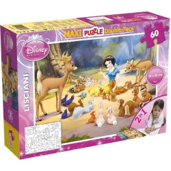 maxi puzzle double face 60 pezzi  biancaneve 46577