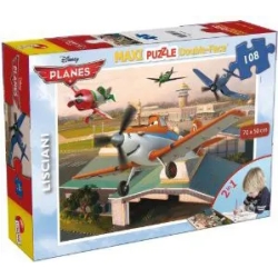 maxi puzzle double face 108 pezzi planes 44313