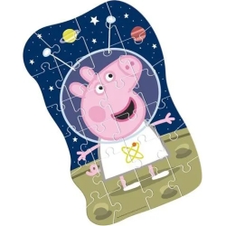 peppa pig puzzle sagomato 45778 peppa l' astrounauta 3 anni+