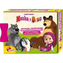 libro memo amici animali masha e orso 16 tessere