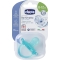 Chicco gommotto physio soft silicone 6-16 mesi azzurro