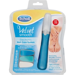 Scholl Velvet Smooth Electronic Nail Care System - Kit Elettronico Per La Cura Delle Unghie