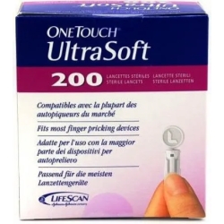 lancette pungidito one touch ultrasoft 200 pezzi