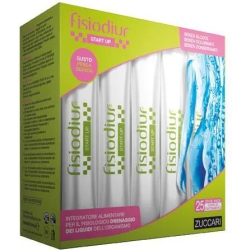 Zuccari integratore alimentare per il drenaggio dei liquidi fisiodiur start up gusto pesca bianca 25 stick pack