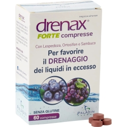 Drenax Forte 60 Compresse Gusto Mirtillo - Integratore Drenante