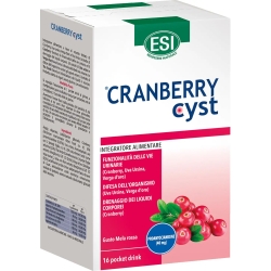 Esi Cranberry Cyst Pocket Drink 16 Bustine - Integratore Per Il Benessere Delle Vie Urinarie