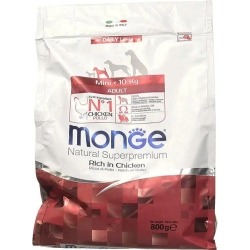 super premium adult mini ricco di pollo mangime secco  800 g