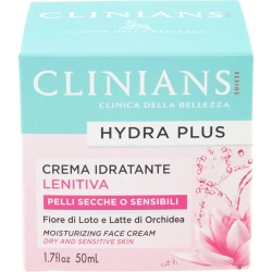 Clinians Hydra Plus - Crema Idratante Lenitiva Viso 50 ml