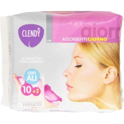 Clendy Care - 12 Assorbenti Giorno Con Ali