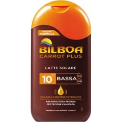 Crema Solare 10 SPF Latte Corpo Carrot Plus Protezione Bassa 200 ml
