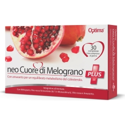 Optima Naturals Neo Cuore Di Melograno Plus 30 Compresse - Integratore Per Il Colesterolo
