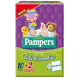 PAMPERS teli cambio - 12 traverse salva letto