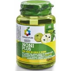 Colours Of Life Optima Naturals Noni Plus con noci di cola e rame integratore alimentare 60 compresse