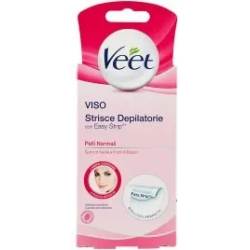 viso strisce depilatorie con easy strip pelli normali 16 strisce