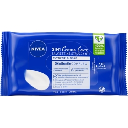 Nivea Creme Care - 25 Salviettine Struccanti Viso