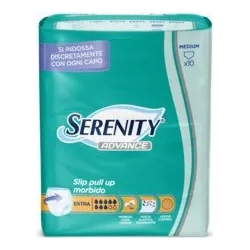 Serenity advance slip pull up extra taglia m 1 confezione 10 slip