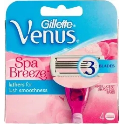 GILLETTE venus spa breeze 4 ricariche - testine di ricambio