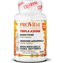 Optima Naturals Provida 60 Capsule - Integratore Enzimi Vegetali Fermenti Lattici E Fibre Prebiotiche