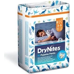 HUGGIES Drynites Boy - 16 mutandine assorbenti Per Bambini 3- 5 anni 16 a 23 kg