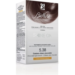 Bionike shine on trattamento colorante capelli castano chiaro cioccolato 5.38