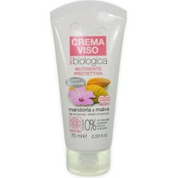 ecobiologica - crema viso lenitiva protettiva con mandorla e malva 75 ml