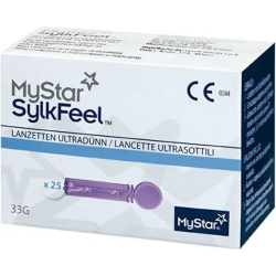 mystar Sylkfeel Lancette pungidito 25 Pezzi Gauge 34
