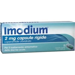 Imodium 2 mg - Trattamento Diarrea Acuta 8 capsule rigide