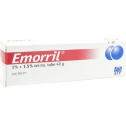 Emorril 1% + 1,5% Crema - Per emorroidi interne e esterne 40 g