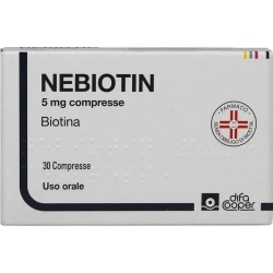 Nebiotin 5 mg 30 compresse - Carenza di biotina