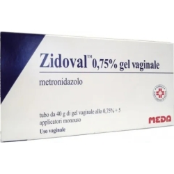 zidoval 0,75% Gel Vaginale - trattamento della vaginosi batterica 5 applicatori 40 g