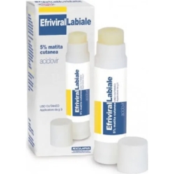 Efriviral Labiale 5% - Matita cutanea per il trattamento dell'herpes 3 g
