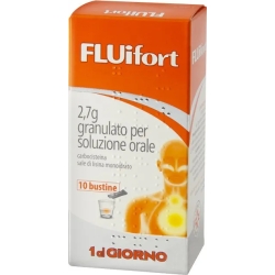 Fluifort 10 bustine Granulato 2,7 g - mucolitico fluidificante