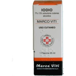 Marco Viti Iodio 7% + 5% - Soluzione Cutanea Disinfettante 50 ml